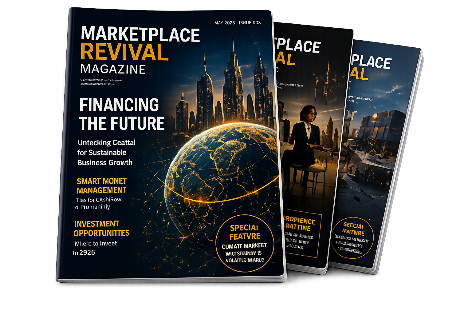 Marketplace Revival Magazine stack